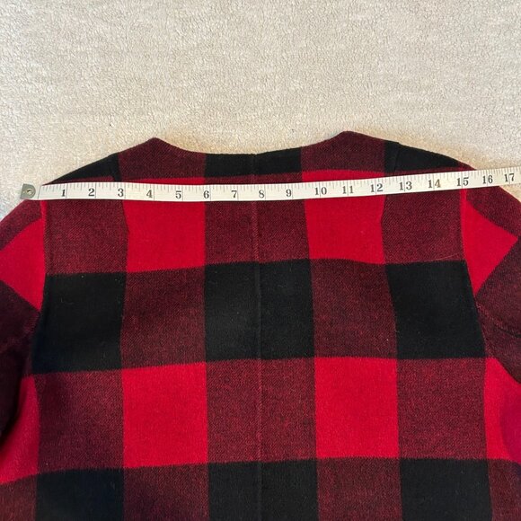 Talbots buffalo plaid double-face topper jacket - Picture 11 of 13